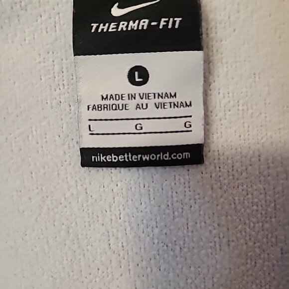 Nike Therma-Fit TCU Hoodie Jacket Large Silver & Purple Pre-Owned Vintage Sports - Picture 7 of 10